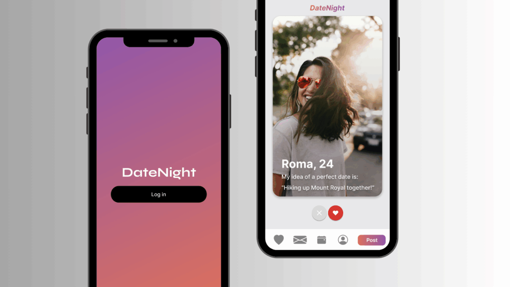 DateNight App Mockup
